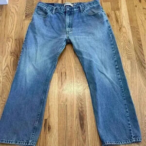 Men's Levis 505 size 38 X 30 Regular Fit Straight Leg Denim Jeans